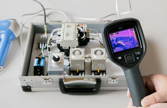 ネジの緩んだ電流回路の発熱