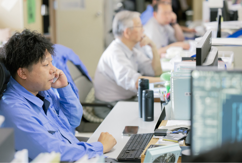 株式会社昭和電業社の強み「開発から製造・販売まで、自社一貫体制」